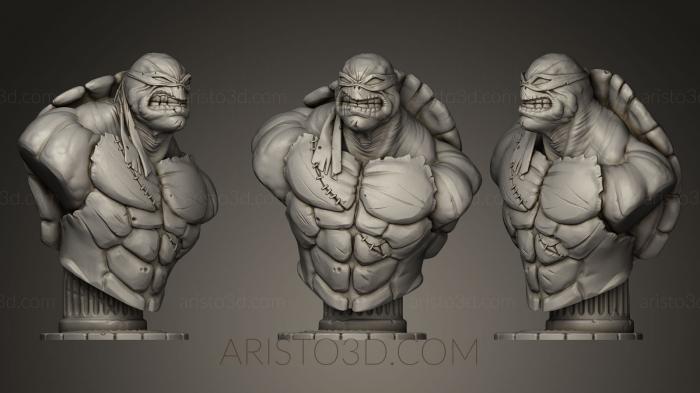 Busts of heroes and monsters (BUSTH_0310) 3D model for CNC machine